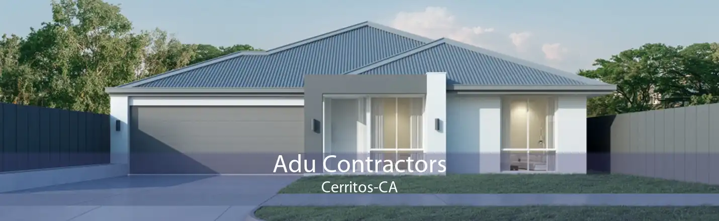 Adu Contractors Cerritos-CA